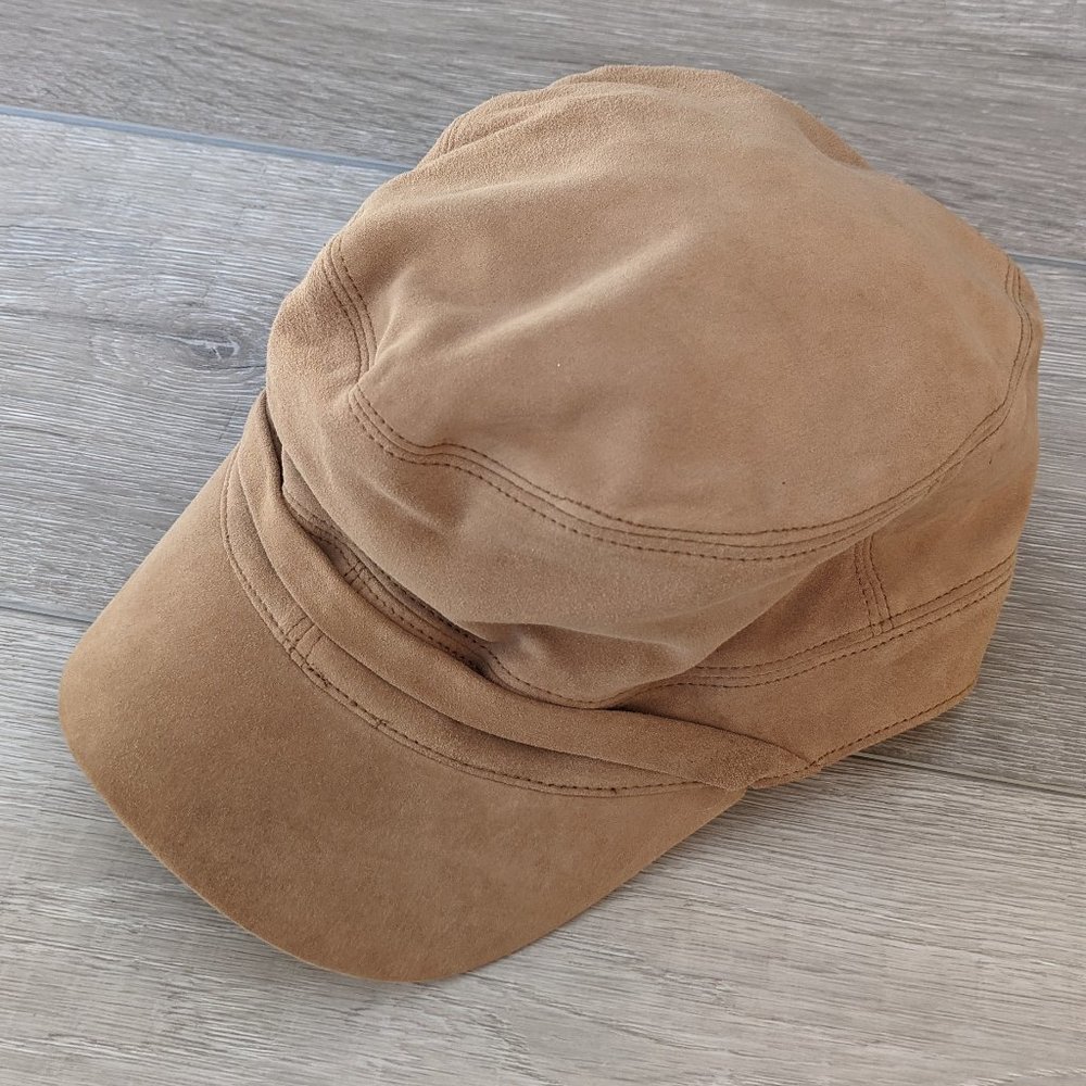 NWOT Preston & York Camel Suede Hat